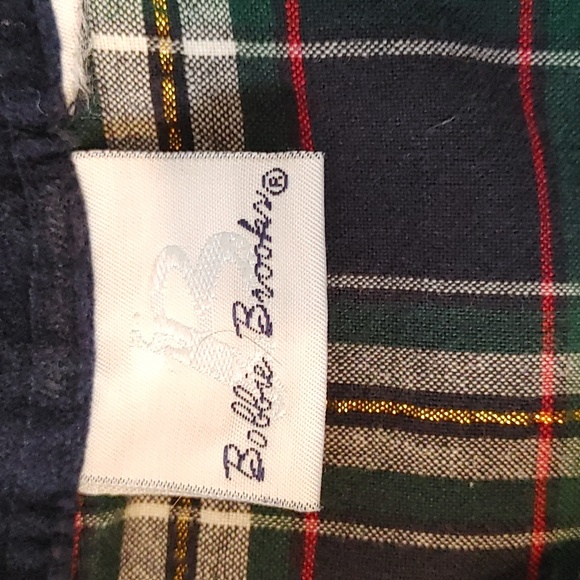 Vintage Holiday Long Sleeve Button Down Womens Sz Medium Plaid Metallic Velvour - Picture 2 of 10